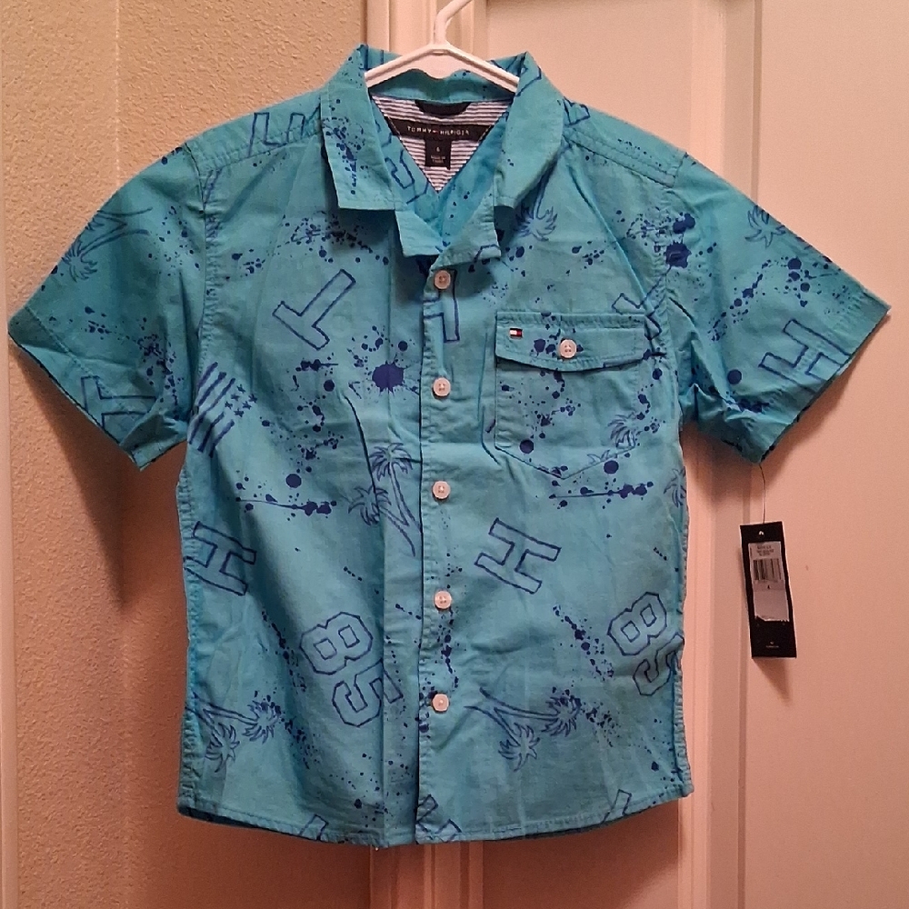 Tommy Hilfiger Blue Button Down Shirt